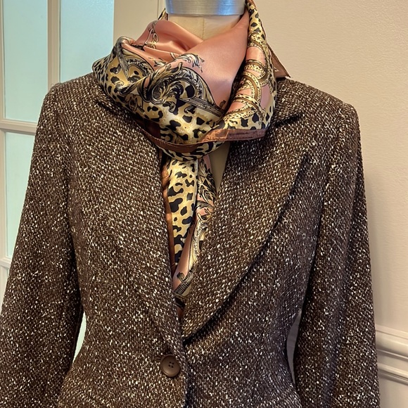 Rafaello wool & polyester blend blazer - Picture 2 of 6